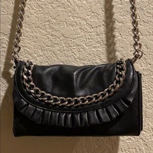 Betsey Johnson leather crossbody clutch